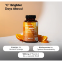 Vitamin C Tablets 1000mg - 180 Tablets - 6 Months Supply - 1 per Day